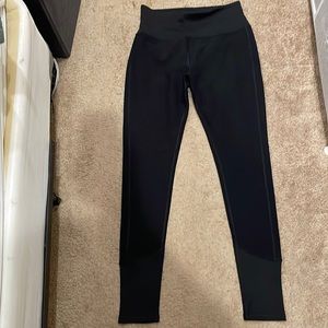 Alo soft  high waist lounge Ribbed Top/ Ankle Ribbed Leggings sz L